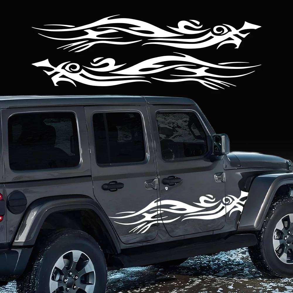 

For Jeep Car Sticker Auto Door Side Vinyl Decals Wrapping Kit Waterproof Auto Wrap Film PVC Decals Car Accessories Exterior