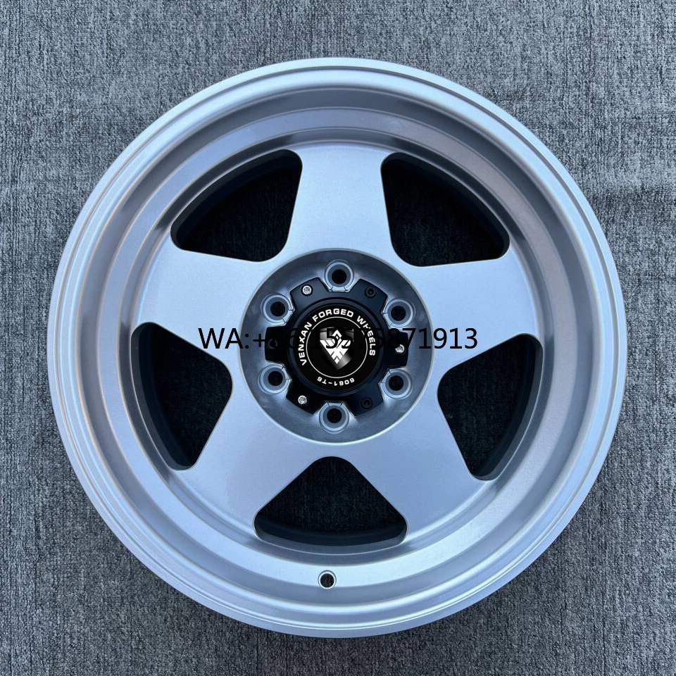 

For Inventory Flow Formed Wheels 17X8.5 6X139.7 5X150 Silver Deep Dish Alloy Wheels for SUV 4X4 Pardo FJ Cruiser D-MAX PAJERO LX