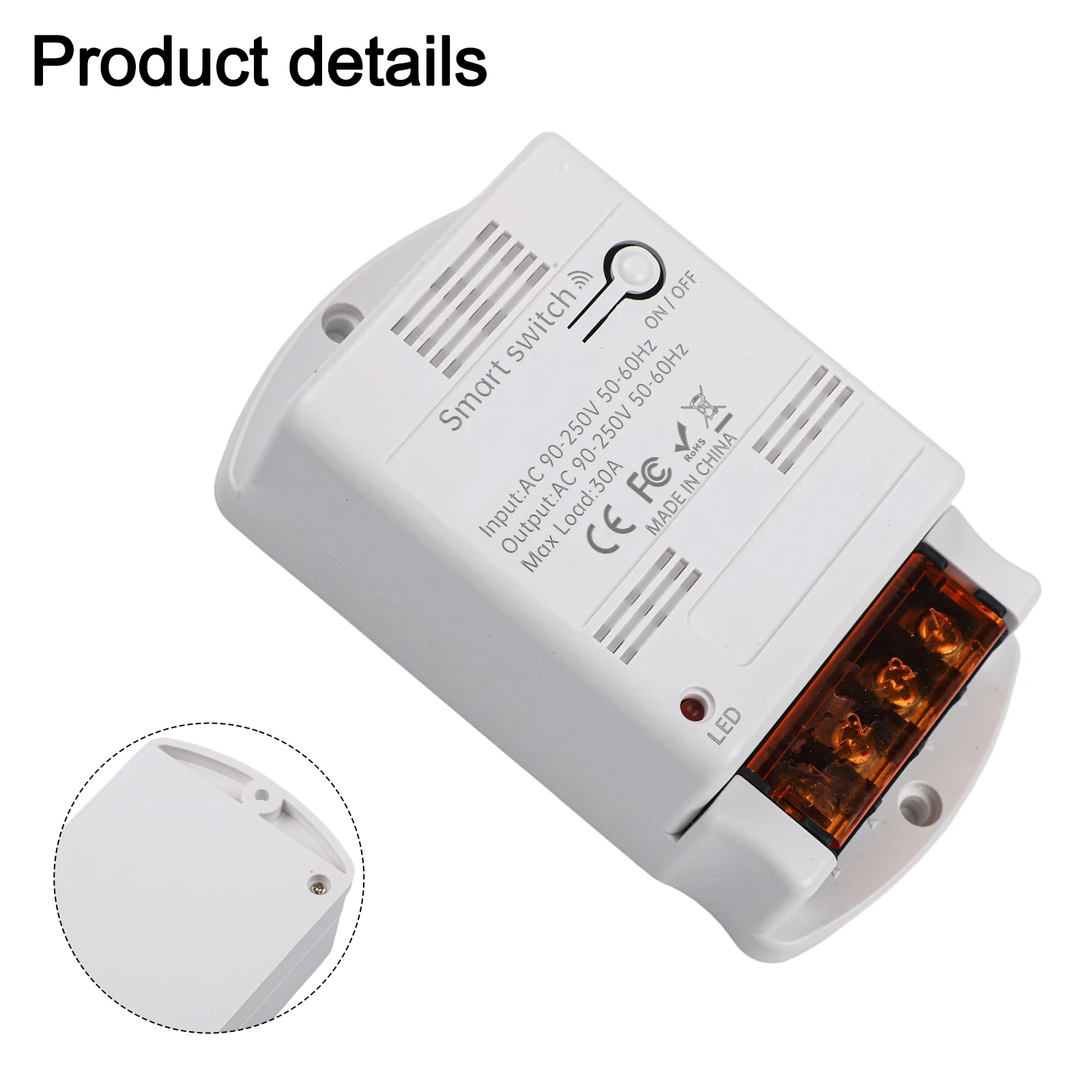 Wifi Enabled Remote Control Switch Control WiFi Remote As Shown Remote Control 2.4G Frequency 30A Max Current AC85-250V Voltage