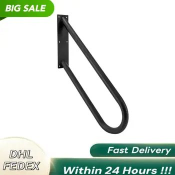 Wall Mounted Grab Bar For Stairs U-Shaped Iron Handrail With...