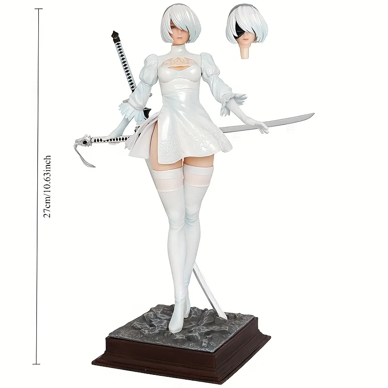 Anime Nier Automata 2b figurine PA 2B No.2 Type B Yorha Figuras Manga Shfiguarts périphérique mobile Collection modèle cadeau