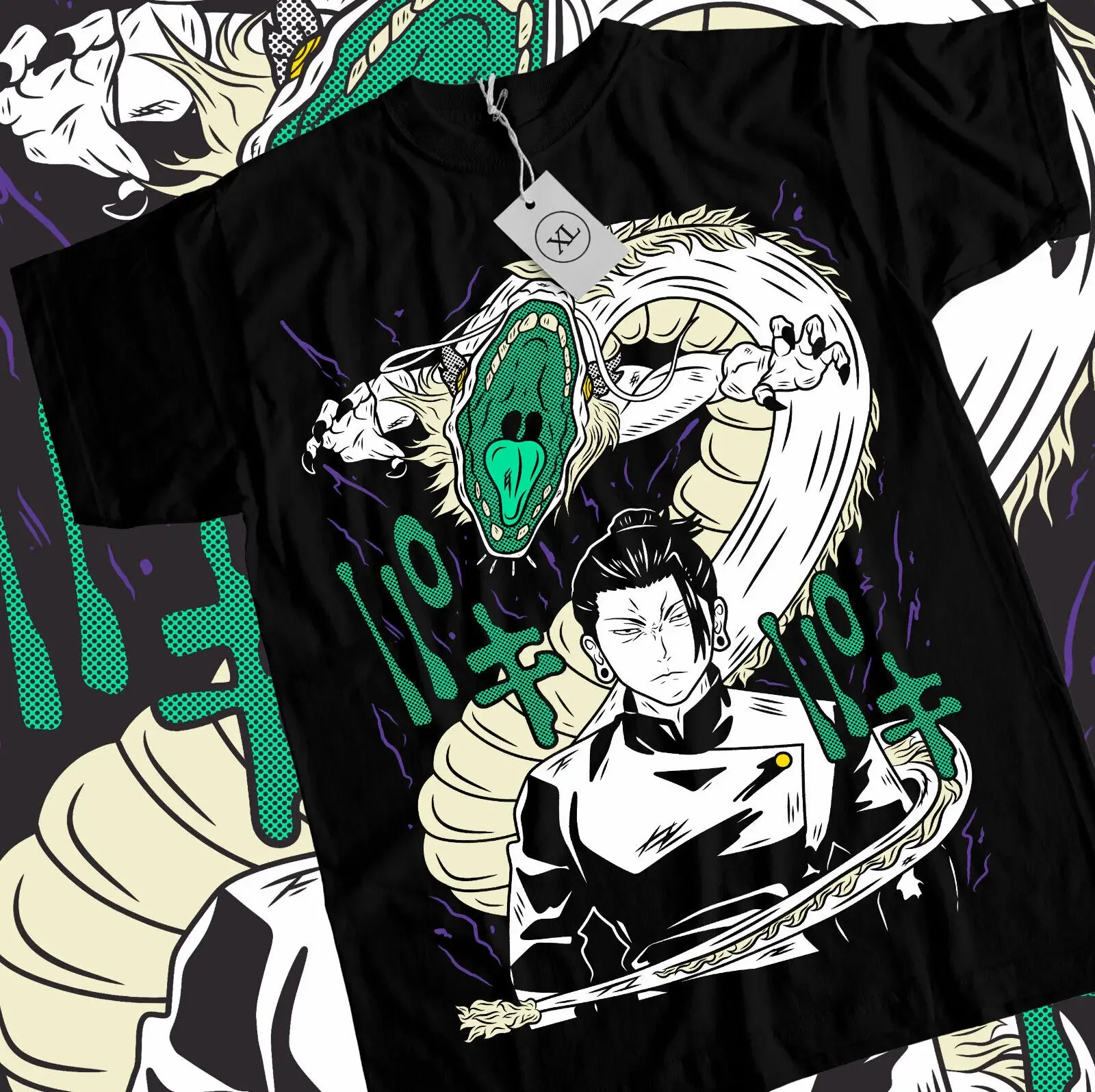 

Geto Suguru Short Sleeve Jujutsu Kaisen Gojo Anime Unisex Shirt T-shirt All Size