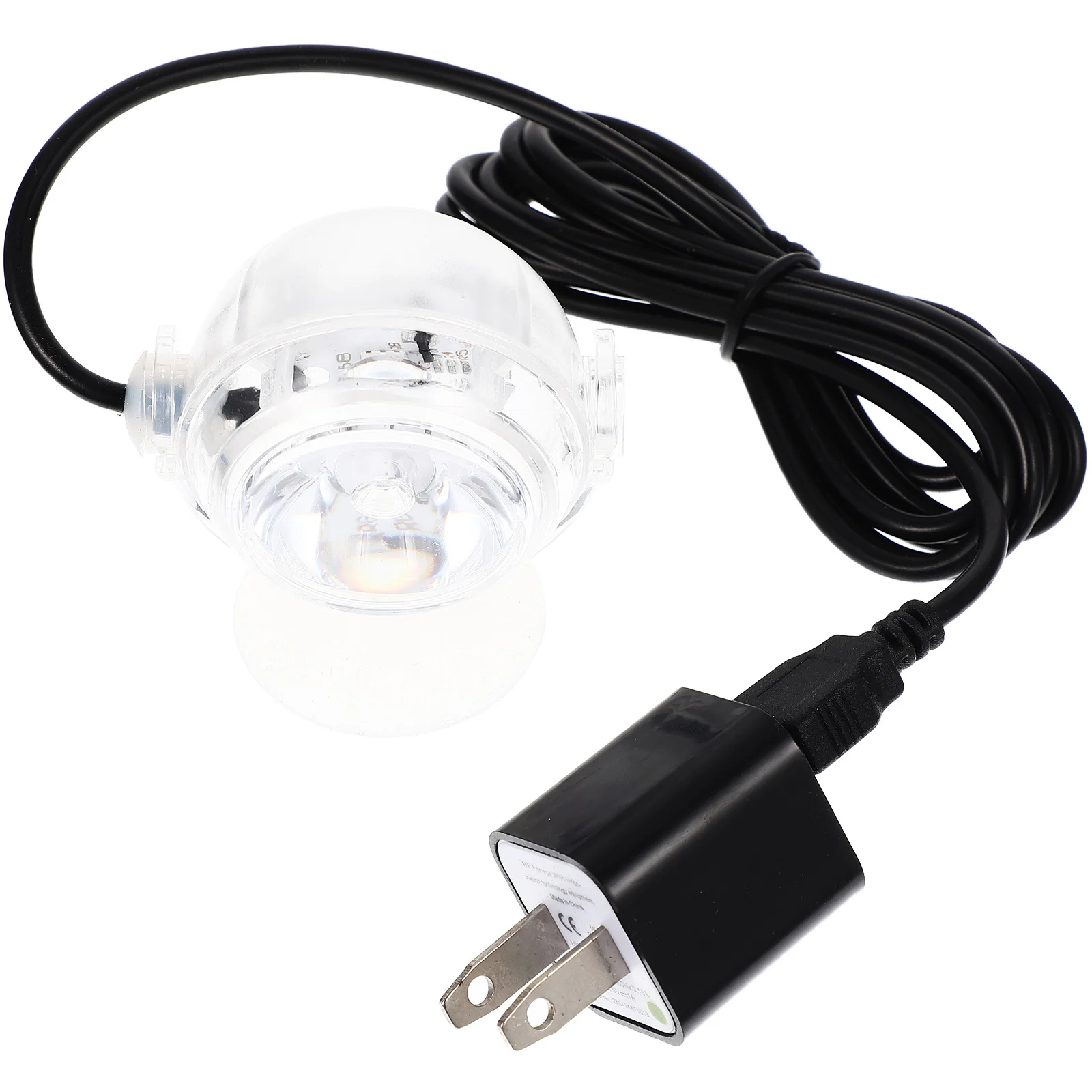 

Fish Tank Spot Light LED Underwater Lamp with Suction Cup Adjustable Brightness for Aquarium Plants and Tropical Fish Us Plug