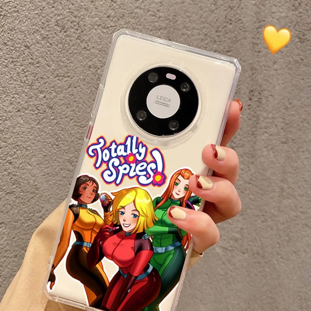 Totally Spies Phone Case for Samsung A12 21 30 31 51 52 70 71 for Redmi8 9 10 for Honor10 70 50 Clear Case