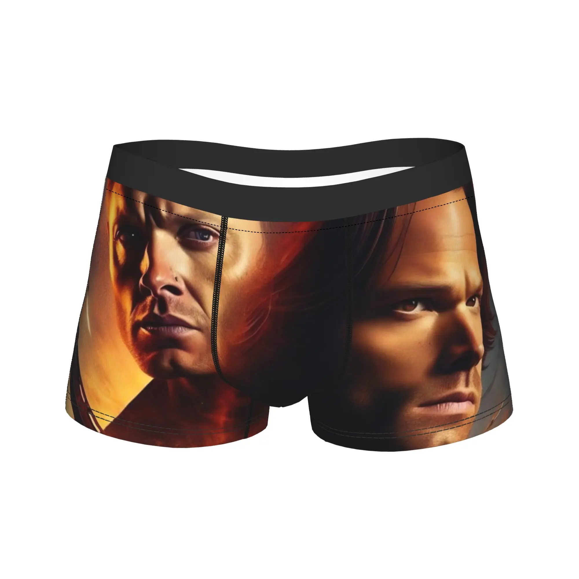 

Мужское нижнее белье «Сверхъестественное», трусы-боксеры для ТВ-шоу, шорты, забавные дышащие трусы для мужчин, S-XXL