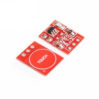 10Pcs TTP223 Touch Key Switch Module Touch Button Capacitive Switches Self-Locking/No-Locking Capacitive Touch Switches 2.5-5.5V