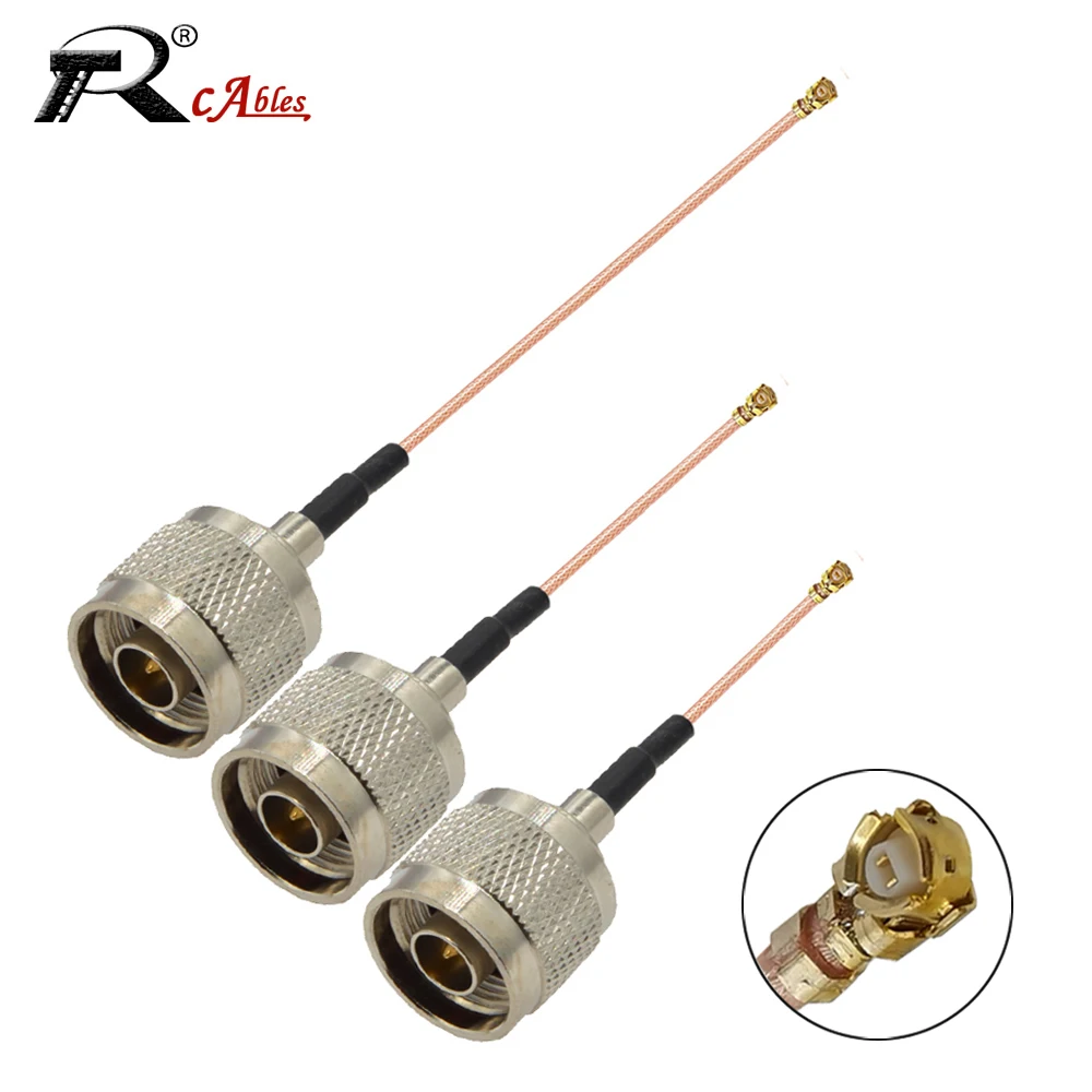 1PC  Waterproof N Female to MHF Female RG178 Cable  uFL/u.FL/MHF Female Adapter RF Coaxial Pigtail WIFI Antenna Extension Cable