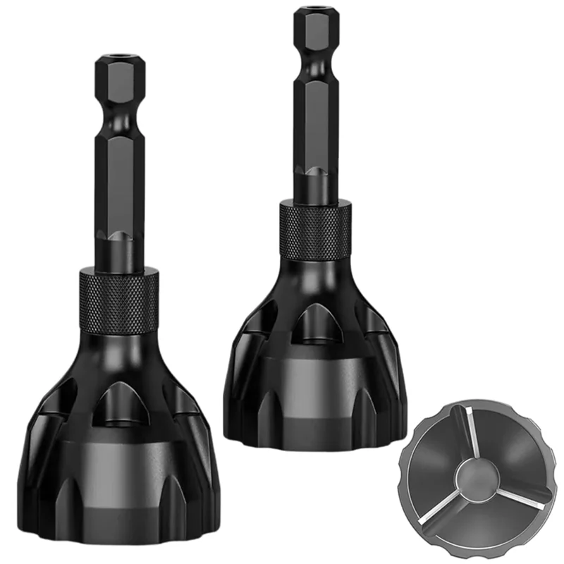 【Hot Selling】Deburring Tool For Metal, Hex Shank Thread Repair Tool And Chamfer Tool, Fits For 1/8-3/4In(3Mm-19Mm),Kinds Ofmater