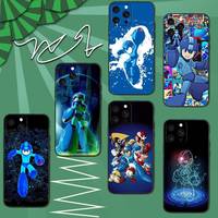 Game R-Rockmans M-Megamans Phone Case For iPhone 12,13,14,11,12,17,16,15,Plus,Pro Max,XS,X,XR,SE,Mini,Soft Silicone Black Cover