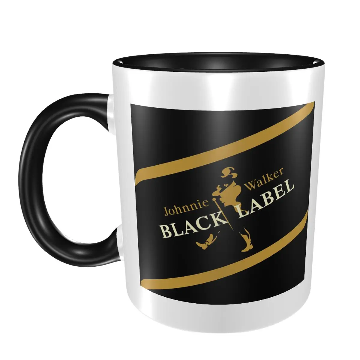 

Кружка Johnnie Walker, забавные керамические кофейные чашки, чайные кружки, чашка для молока, посуда для напитков, подарок для женщины и мужчины