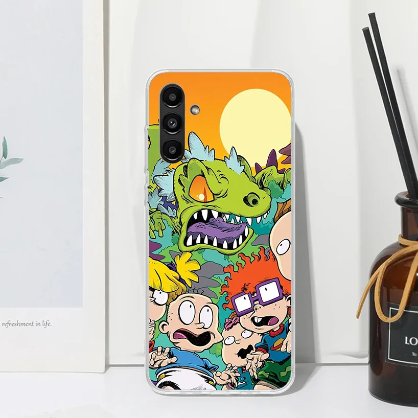 Cartoon R-Rugrat Phone Case For Samsung Galaxy A15 A25 A35 A55 A14 A24 A34 A54 A13 A23 A33 A53 A12 A22 A32 A52 A05S A04S A03S