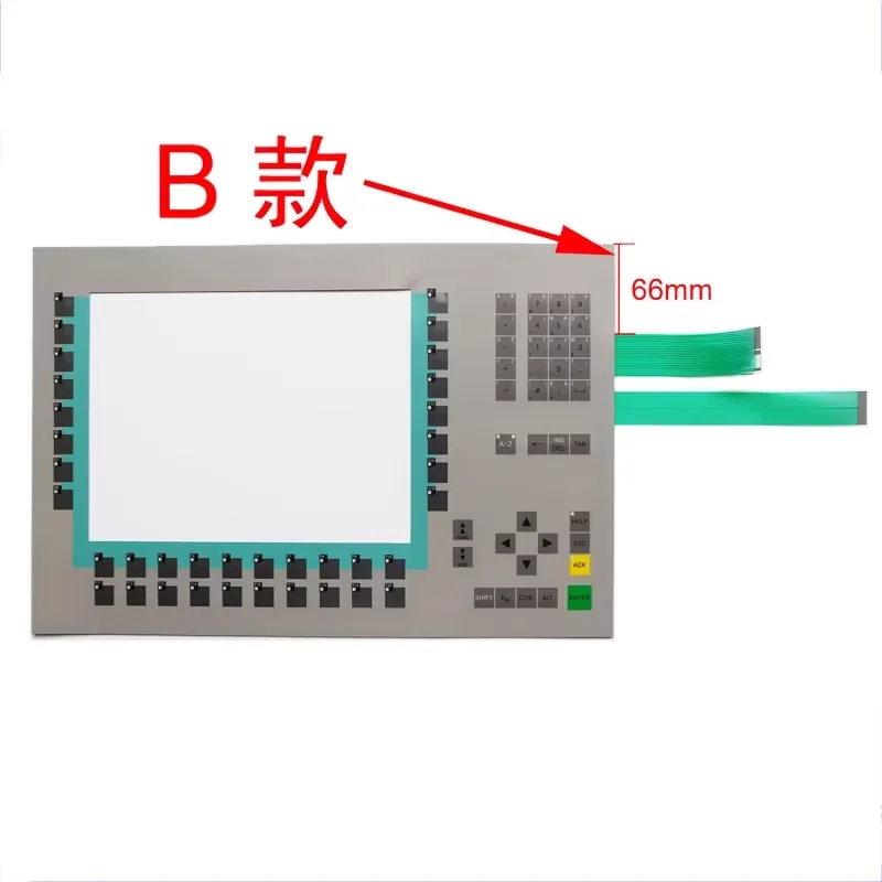 

New Membrane Keypad for MP370 KEY-12 6AV6542 6AV6 542-0DA10-0AX0 MP370-12 Window Glass Panel Keyboard