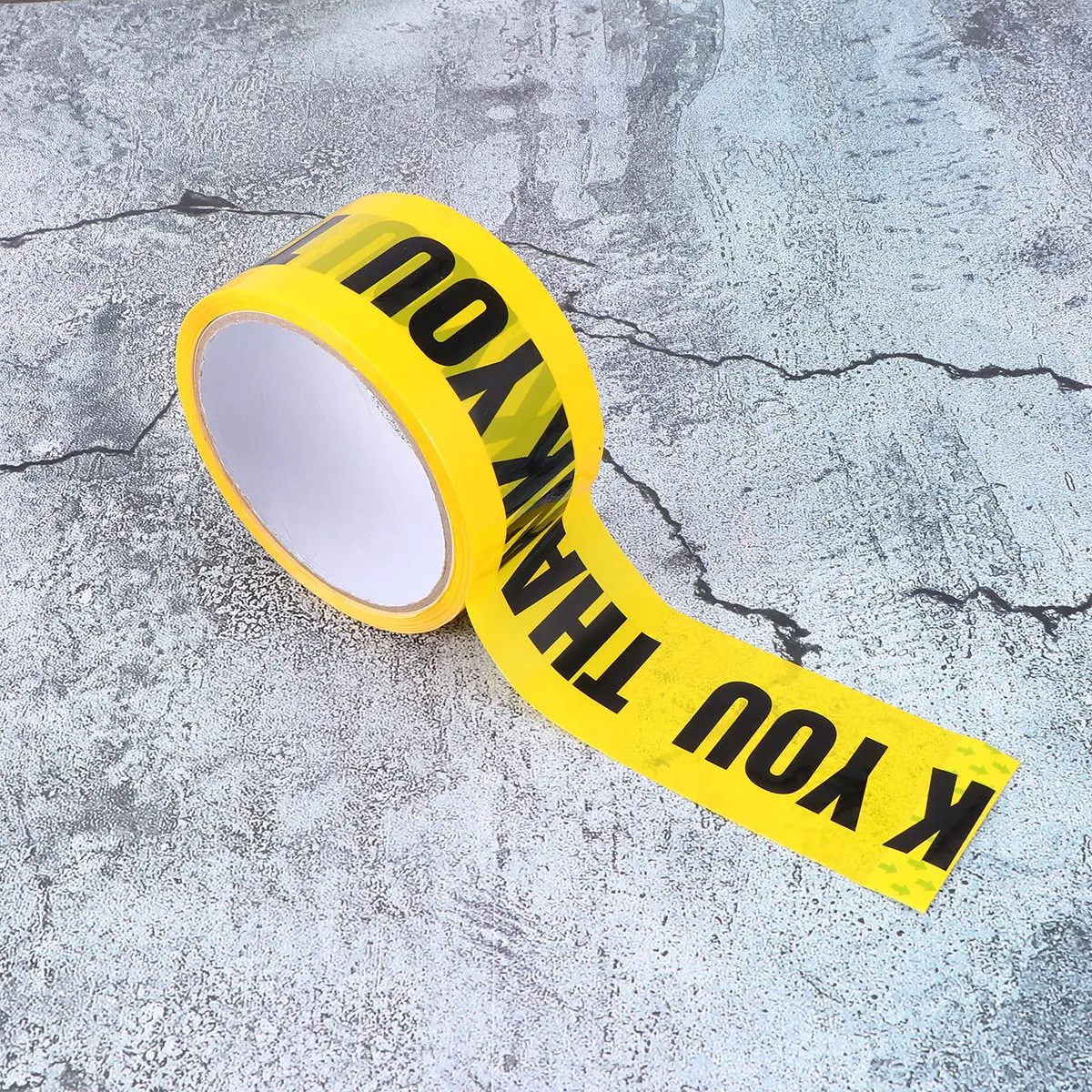 

1 Roll Yellow Warning Tape Heavy Duty Self Adhesive Safety Tape for Construction Road Work Hazard Zones Floors Walls Pipes All