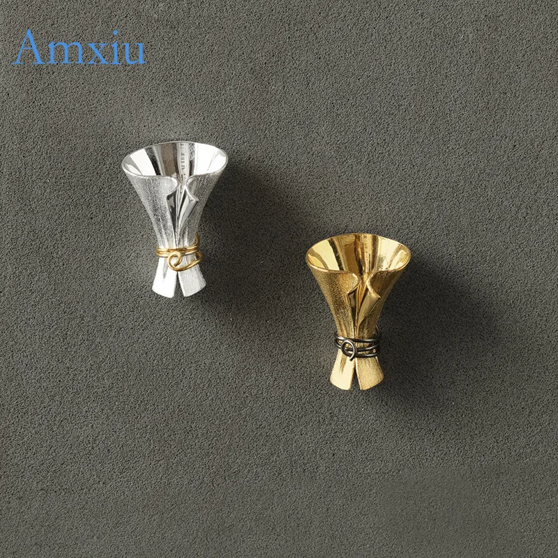 Amxiu Original Copper Alloy Fun Bouquet Brooch, Interactive Combinable, Elegant And Stylish With A Three-Dimensional Design