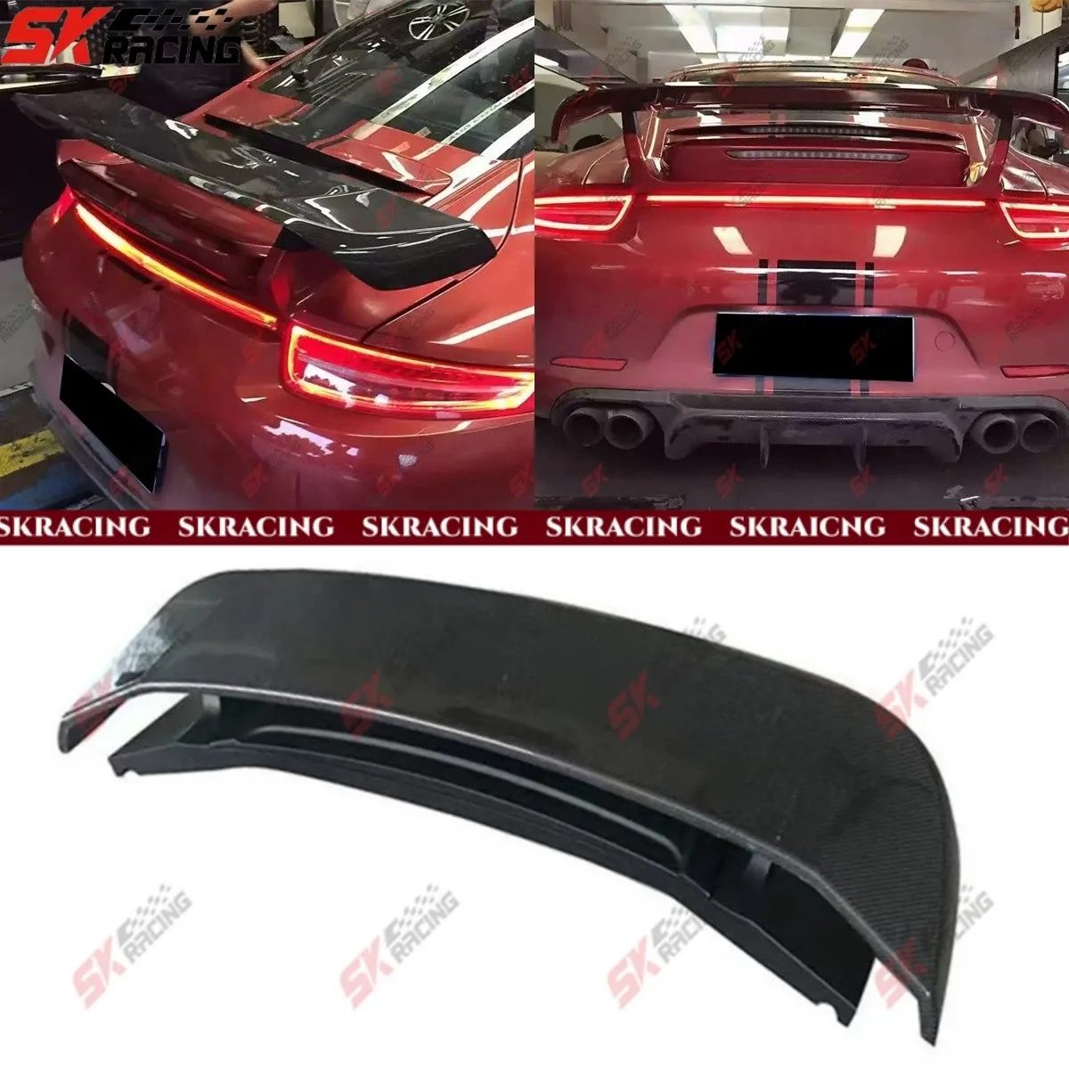 

Unpainted FRP/Carbon Fiber Rear Trunk Spoiler Wing For Porsche 911 Carrera 13-19