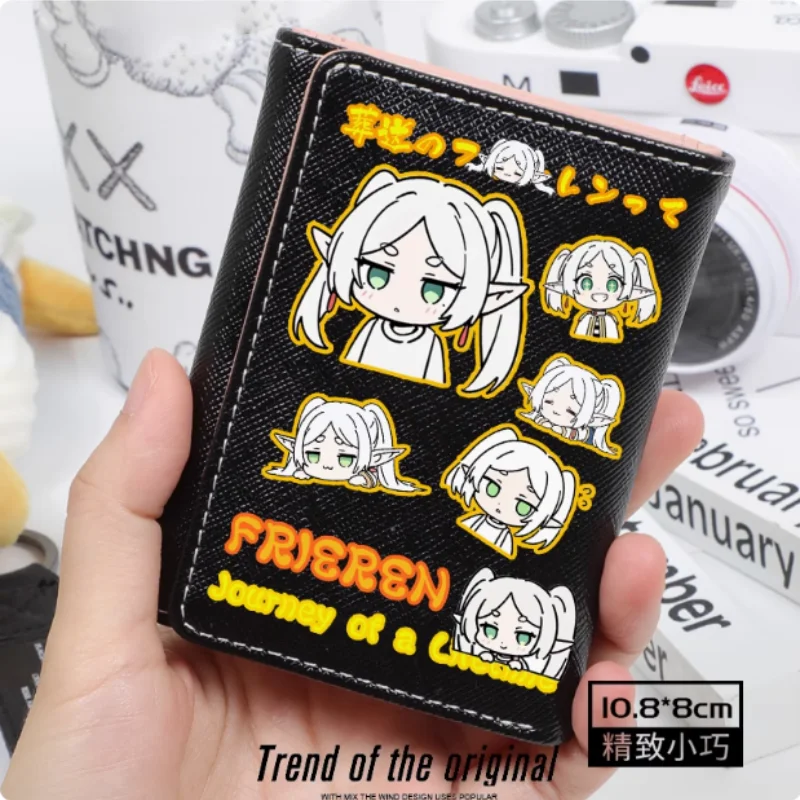 Anime Frieren: Beyond Journey's End Fashion Wallet PU Purse Card Coin Hasp Money Bag Cosplay Gift B1842