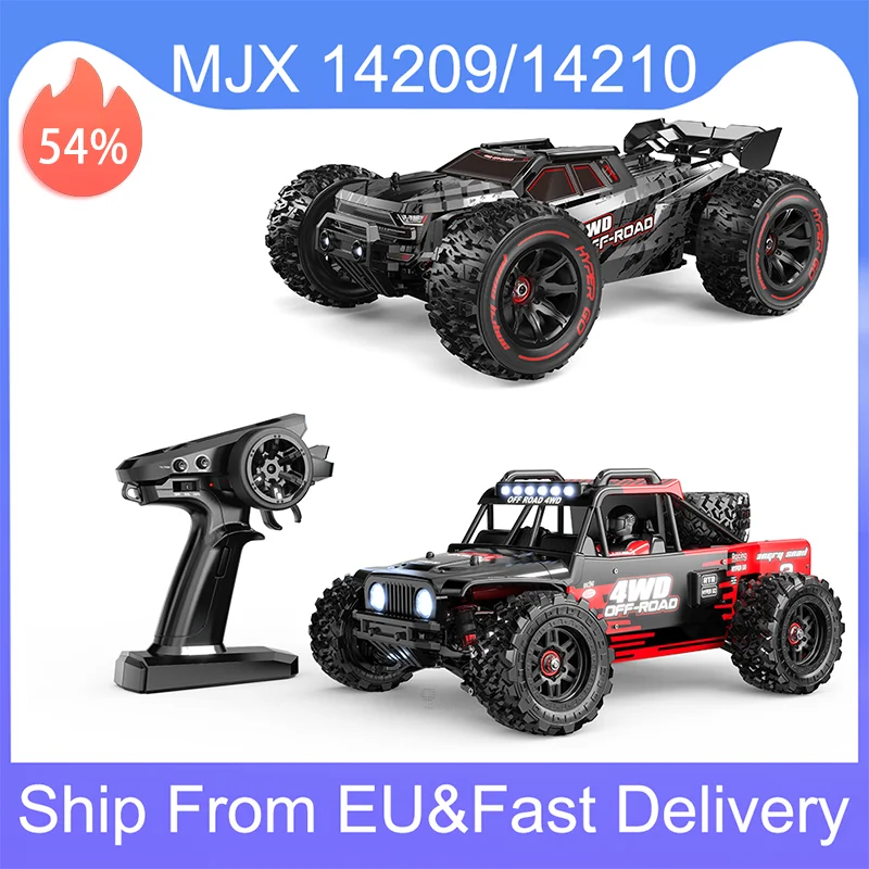 MJX Hyper Go 1/14 14209 14210 RC Car 4WD Off-road Brushless Racing Car Remote Control Truck High-Speed Outdoor RC Toy Gifts