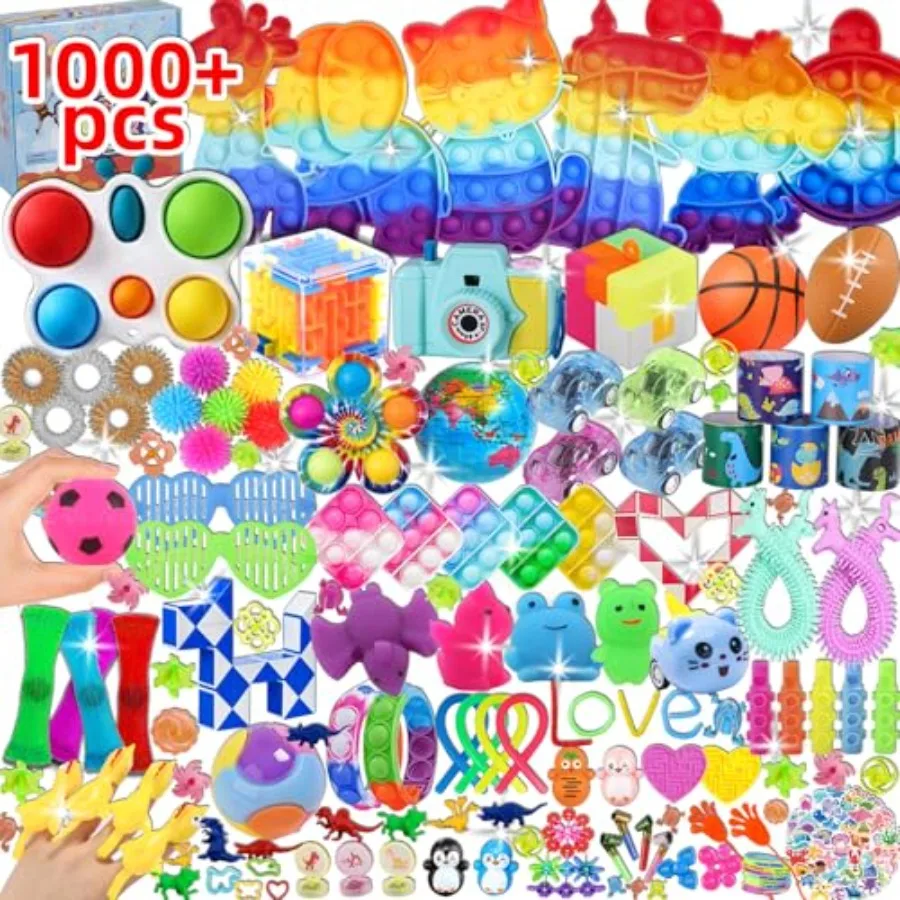 Quality Assurance 000 Pcs Party Favors for,Fidget Toys Bulk, Birthday Gift Toys, Fidgets Stocking Stuffers, Treasure Box Birthd