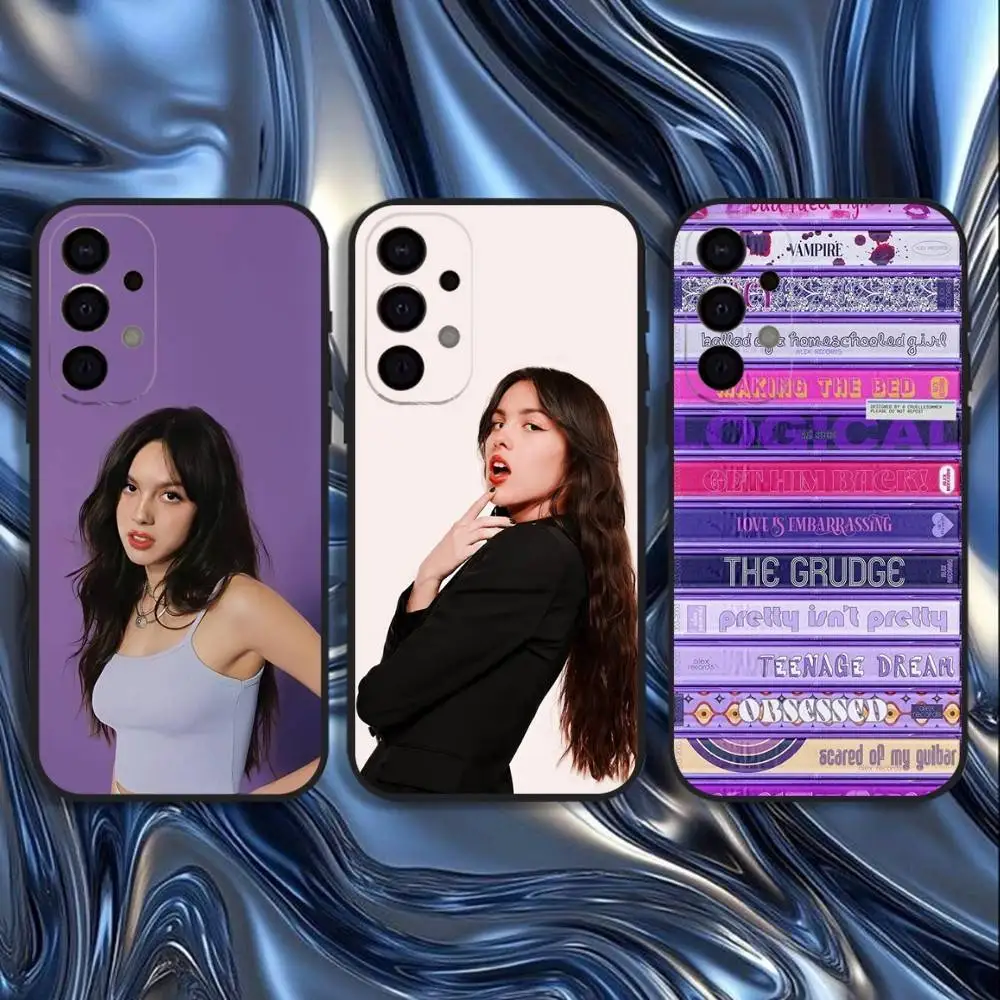 

O-Olivia R-Rodrigo Singer Phone Case For Samsung S25,S24,S21,S22,S23,S30,Ultra,S20,Plus,Fe,Lite,5G Black Cover