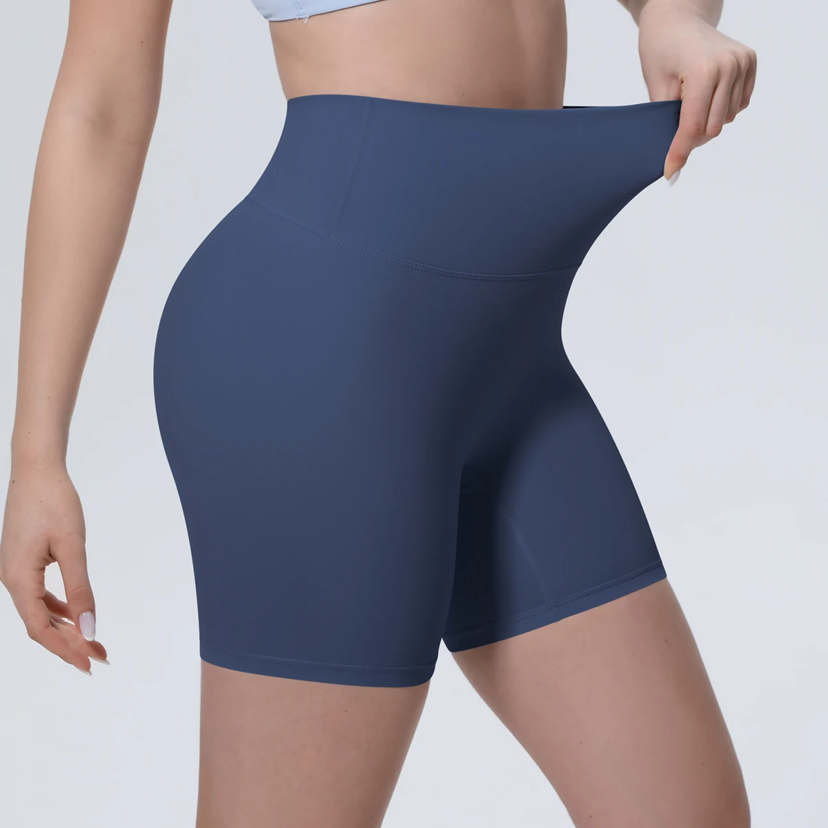 20 Farben Hochelastische Schnelltrocknende Nahtlose Yoga-Shorts Gym-Sport-Peach-Butt-Shorts mit Hoher Taille Lauf- und Fitness-Shorts Workout-Shorts – Detail 10
