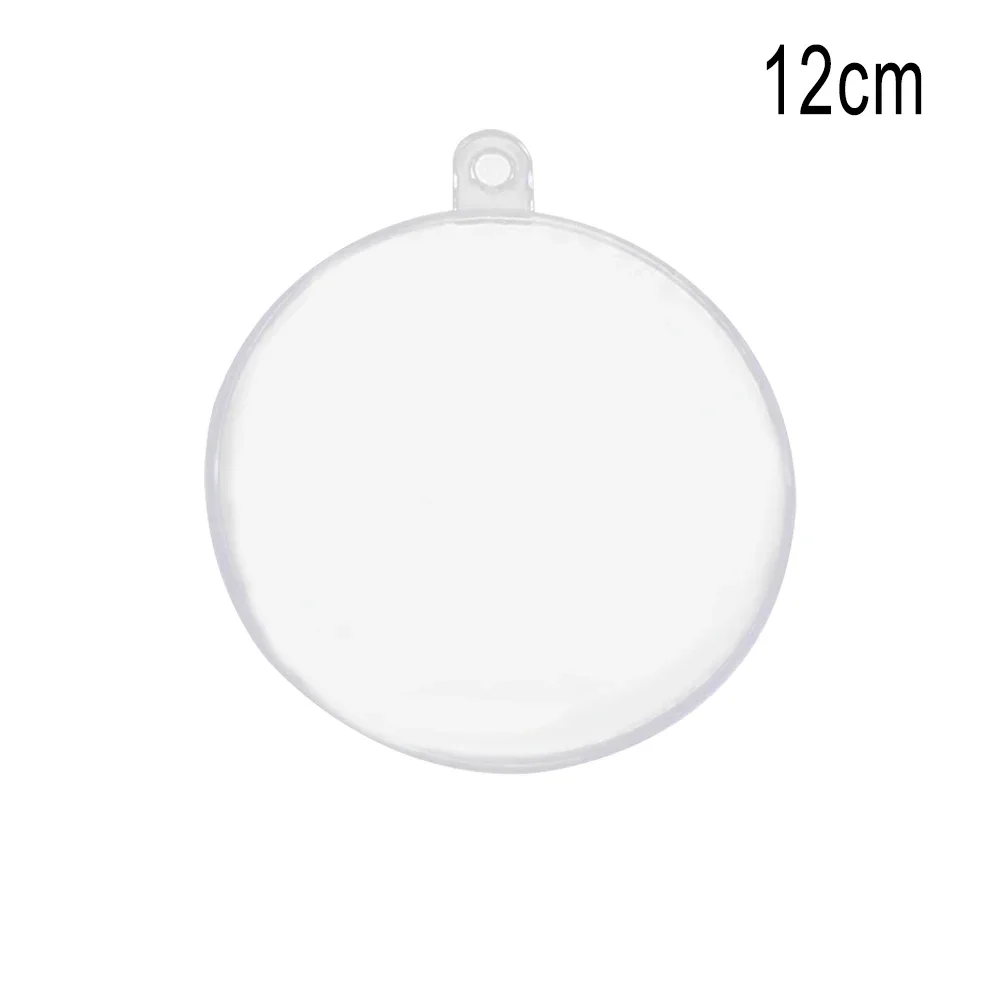 Marca nova bola de natal decoração de natal compras 11cm transparente 12cm 14cm 16cm doces chocolates árvore de natal