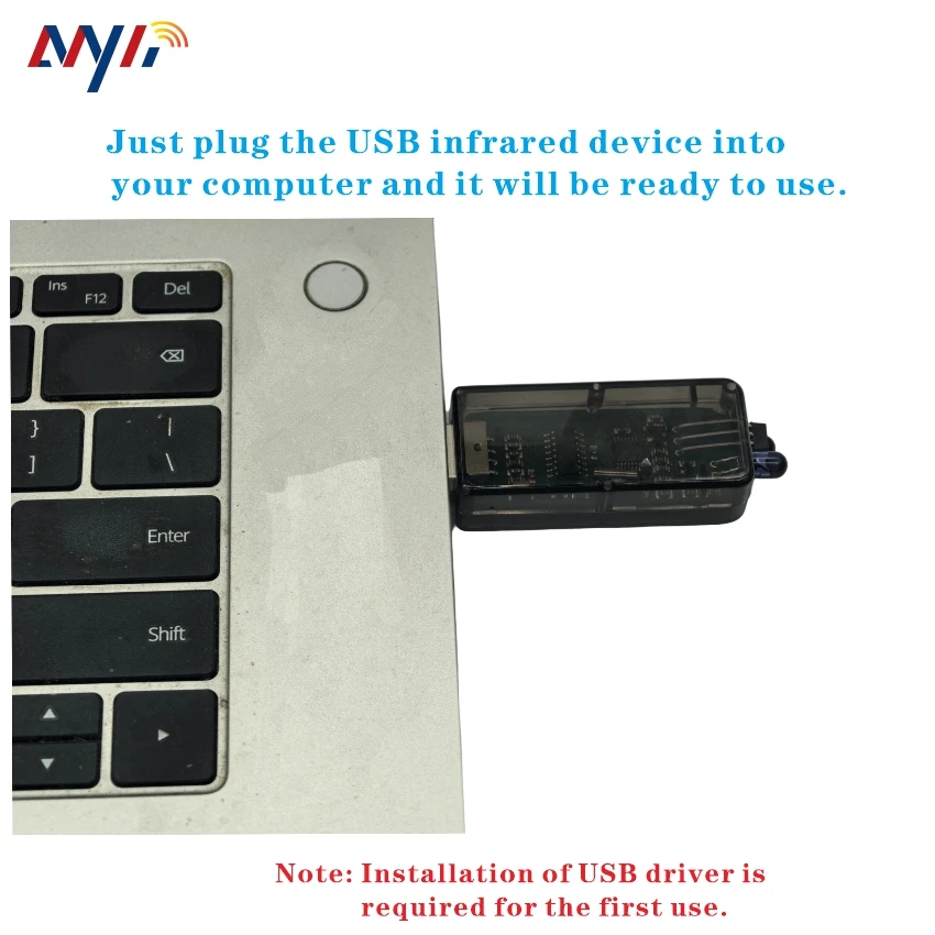 USB2.0 Remote Infrared with Carrier Frequency 38kHz FlowMeter kWh Gas Water Meter Readout Tool  Adapter