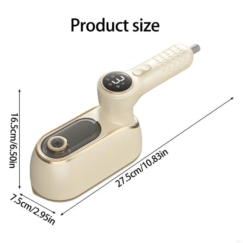G8TC 1200W Portable Cabry Quick Sailing Iron Wrongheld ЖК -дисплей одежда Гламочная машина Мощная снятие морщин