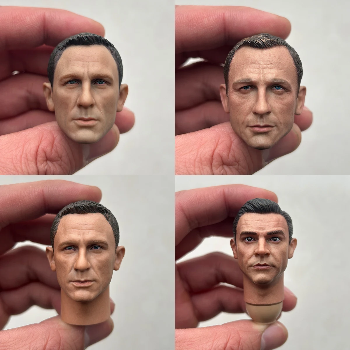 

1/6 масштаб агент Daniel Craig голова лепка ПВХ мужской солдат голова резьба модель подходит 12 ''фигурка тела куклы