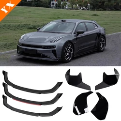 For Geely Zeekr 001 2024-2025 Accessories Trim Car Front Shovel Front Lip Front Bumper Protector Anti Hit Rear Wing Garnish