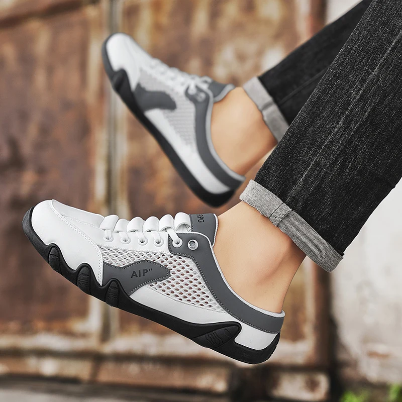 Sommer Herren Halbschuhe Trendy Neue Freizeitschuhe Leichte Wanderschuhe Für Männer Rutschfeste Sneaker Heißer Verkauf Mann Schuhe Zapatos Hombre_voghion.com