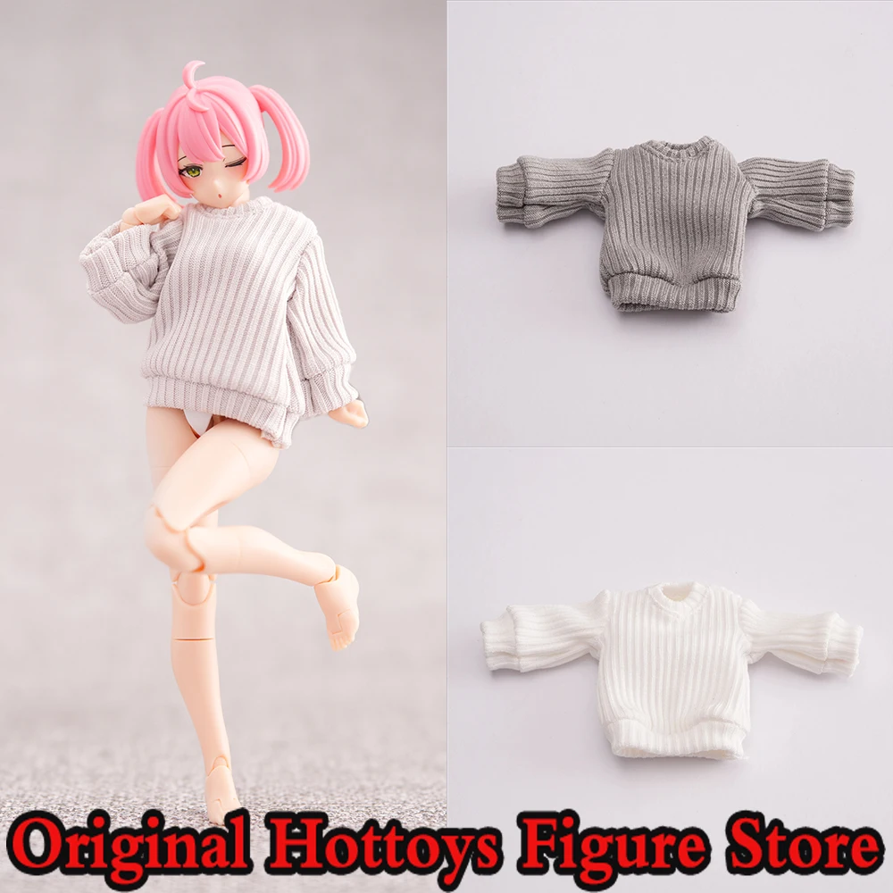 

In Stock Gel11 1/12 Scale Female Clothes 99S Series Casual Fashion Woolen Hoodie Fit 6-inches Action Figure Model Doll Toys
