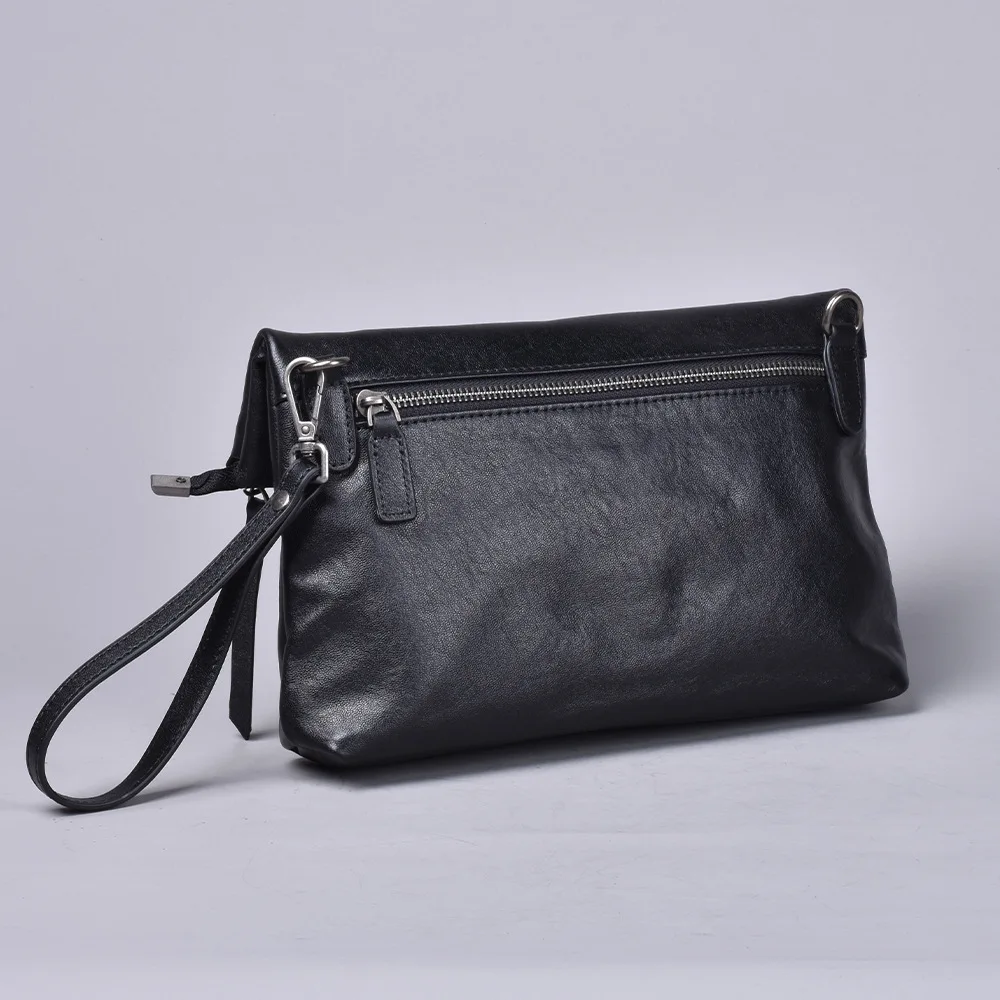 Elegante bolso de hombro de cuero para hombres: perfecto para la oficina y el desplazamiento