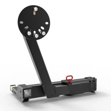 Spare tire rack off-road vehicle  spare tire bracket trailer bar square mouth universal