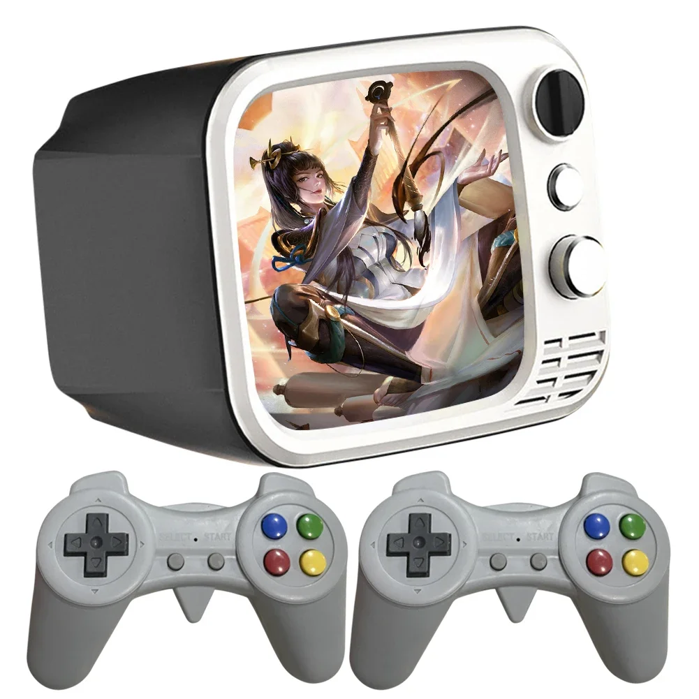 ใหม่Retro Nostalgicคอนโซลเกมทีวีเครื่องเล่นวิดีโอเกมหน้าจอHD 3.5 นิ้วคู่ไร้สายGamepad 740 + เกมสําหรับของขวัญเด็ก