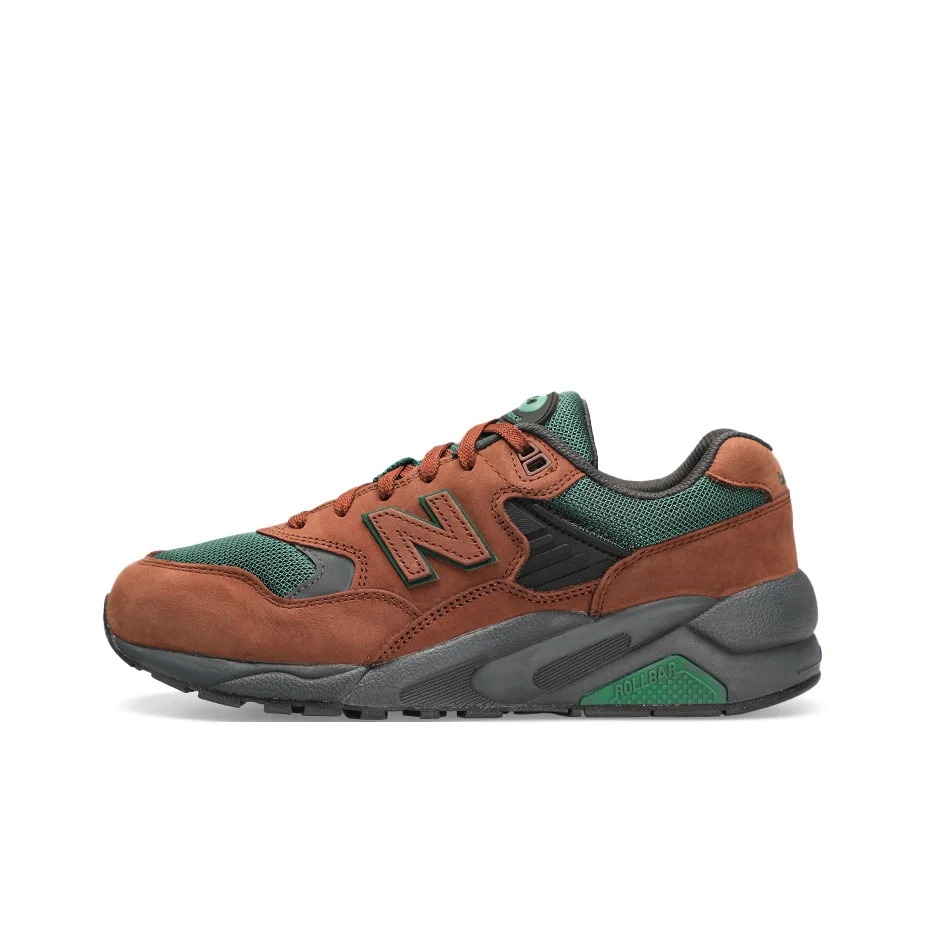 New Balance NB 580 Chaussures de course unisexes basses rouge marron