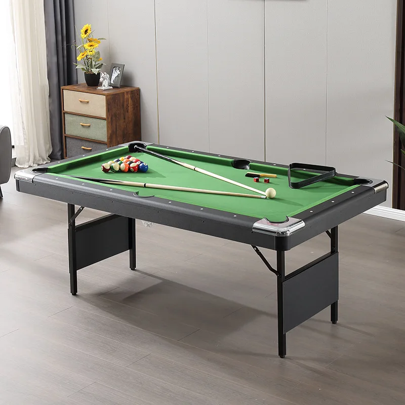 Household indoor adult 1.9m folding billiard table free installation of pool table pool table