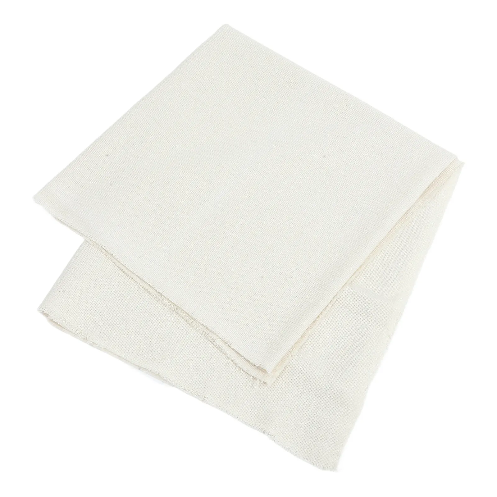 Linen Embroidery Fabric Squares Monks Cloth For Rug Tufting Punch Needle Frame Cross-Stitch Gridding Cloth Sewing Supplies For