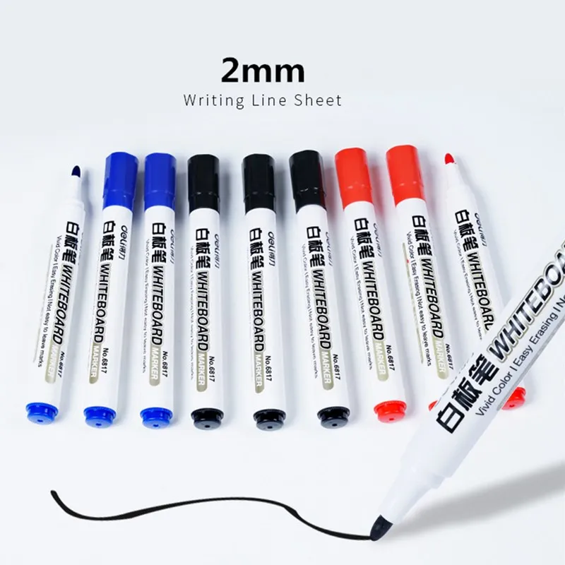 

Deli White Board Marker School Office Supply Writing Tool Eraserable Mark Pen Child Drawing Painting Paintbrush Stationery Gift