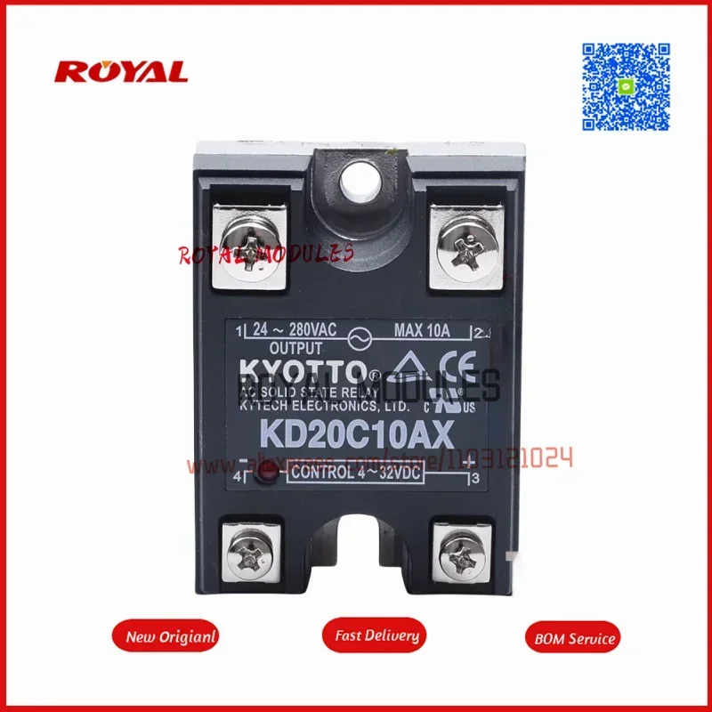 

KD20C10AX 10A15A25A40A50A75A100AX New Solid Stated Relay Module