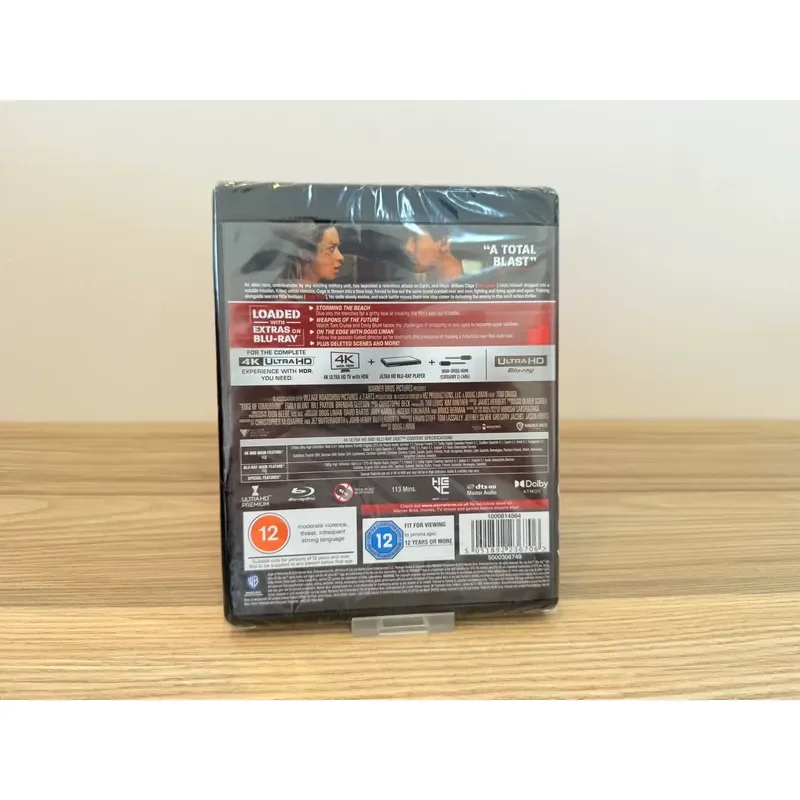 British Version 4K Blu Ray Tomorrow s Edge With Chinese Characters