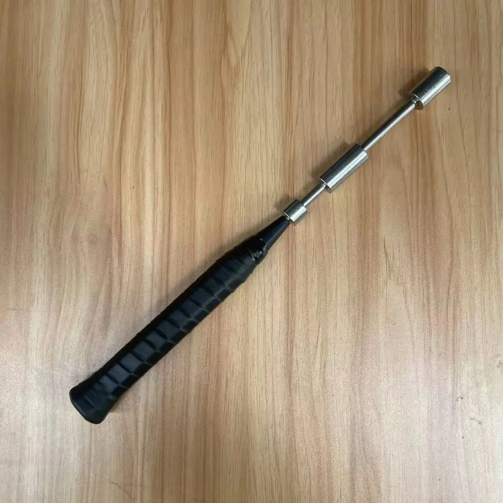 

Регулируемая весовая ракетка, тренажер для качелей, съемная тренировочная палка для бадминтона из нержавеющей стали, качели, палец, запястье