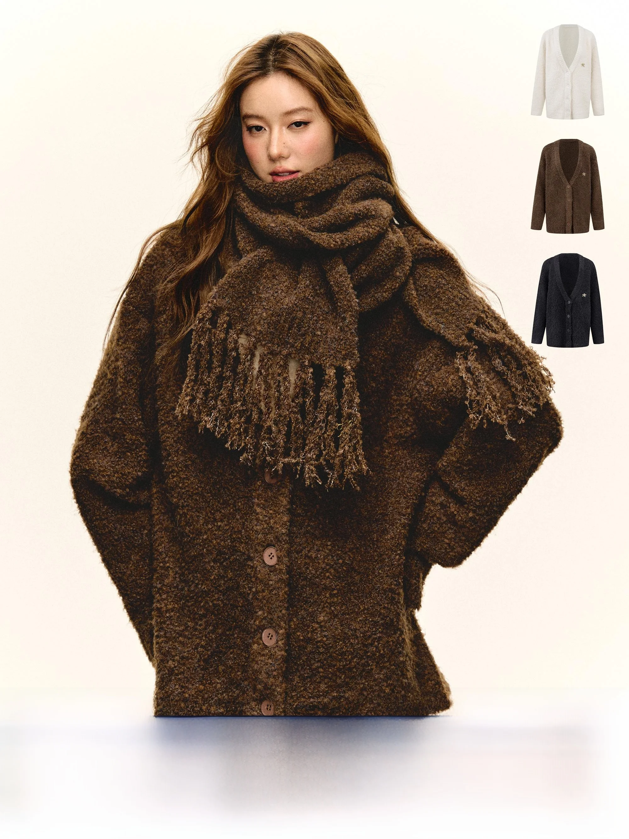 

Свободный женский свитер Ariseism в американском стиле ретро, джет, осень-зима, новый Sle Street Sle, прямая трубка из полиэстера...