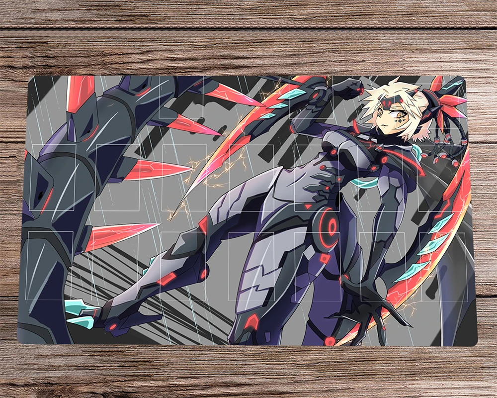 

YuGiOh Playmat Dinoruffia Kentregina TCG CCG Trading Card Game Mat Board Game Playmat Desk Mat & Free Bag Anime Mousepad 60x35cm