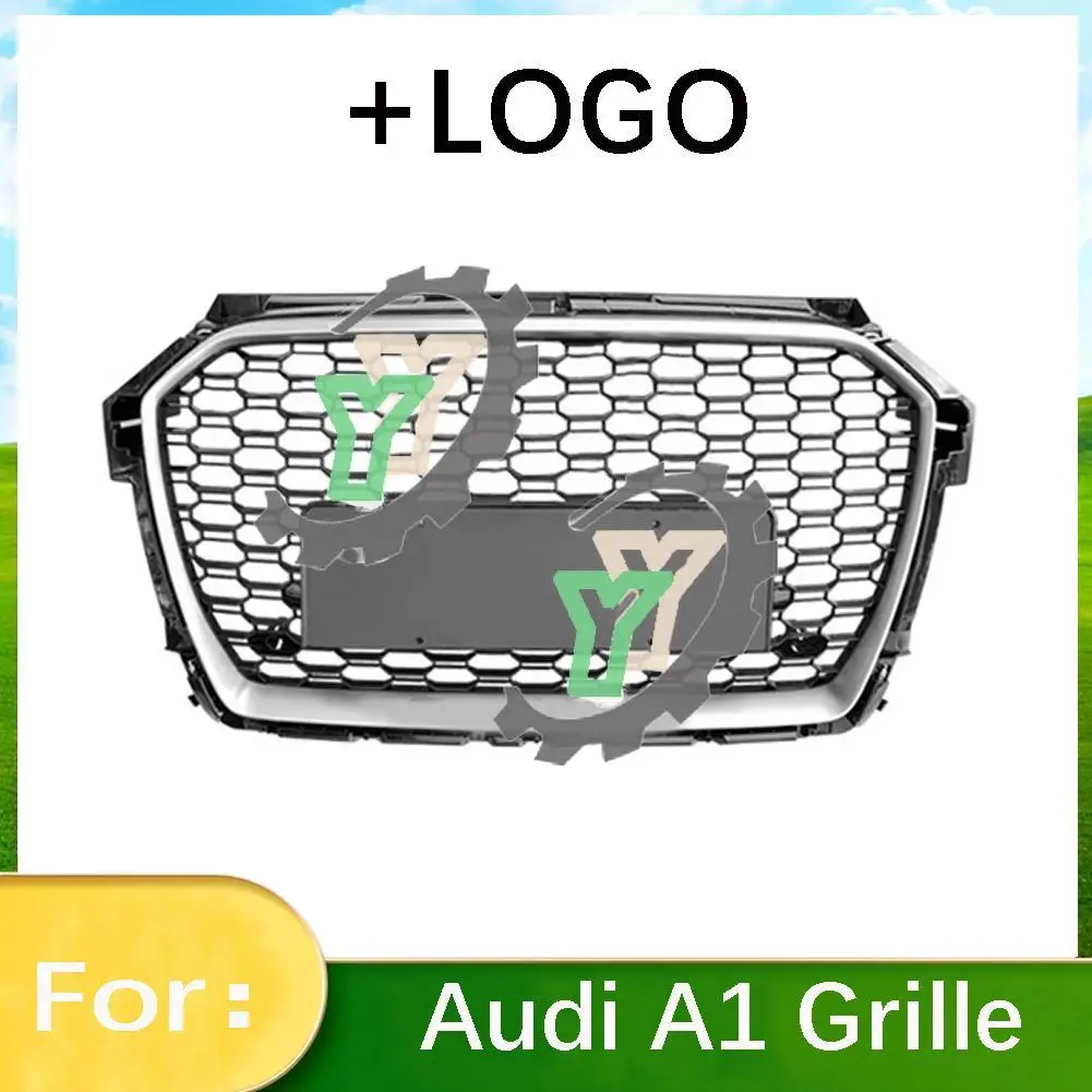 

For Audi A1/S1 2015 2016 2017 2018 Car Front Bumper Grille Centre Panel Styling Upper Grill (Modify For RS1 style)