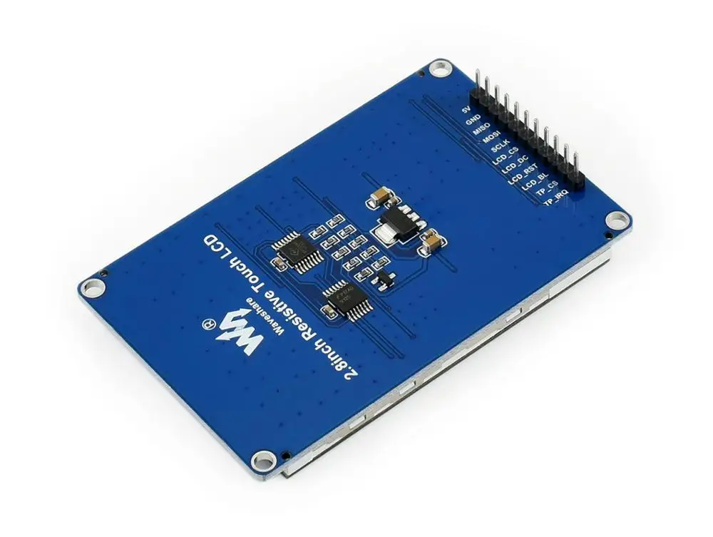 Fotografia 4: Waveshare 2,8 polegadas 320 * 240 pixels IPS LCD, toque resistivo, interface SPI