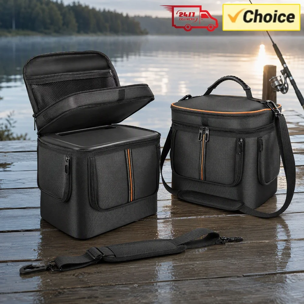 Compatible with BLUETTI Elite 100 V2 Power Station Carry Case Shock Resistant Portable Travel Bag with Adjustable Shoulder Strap