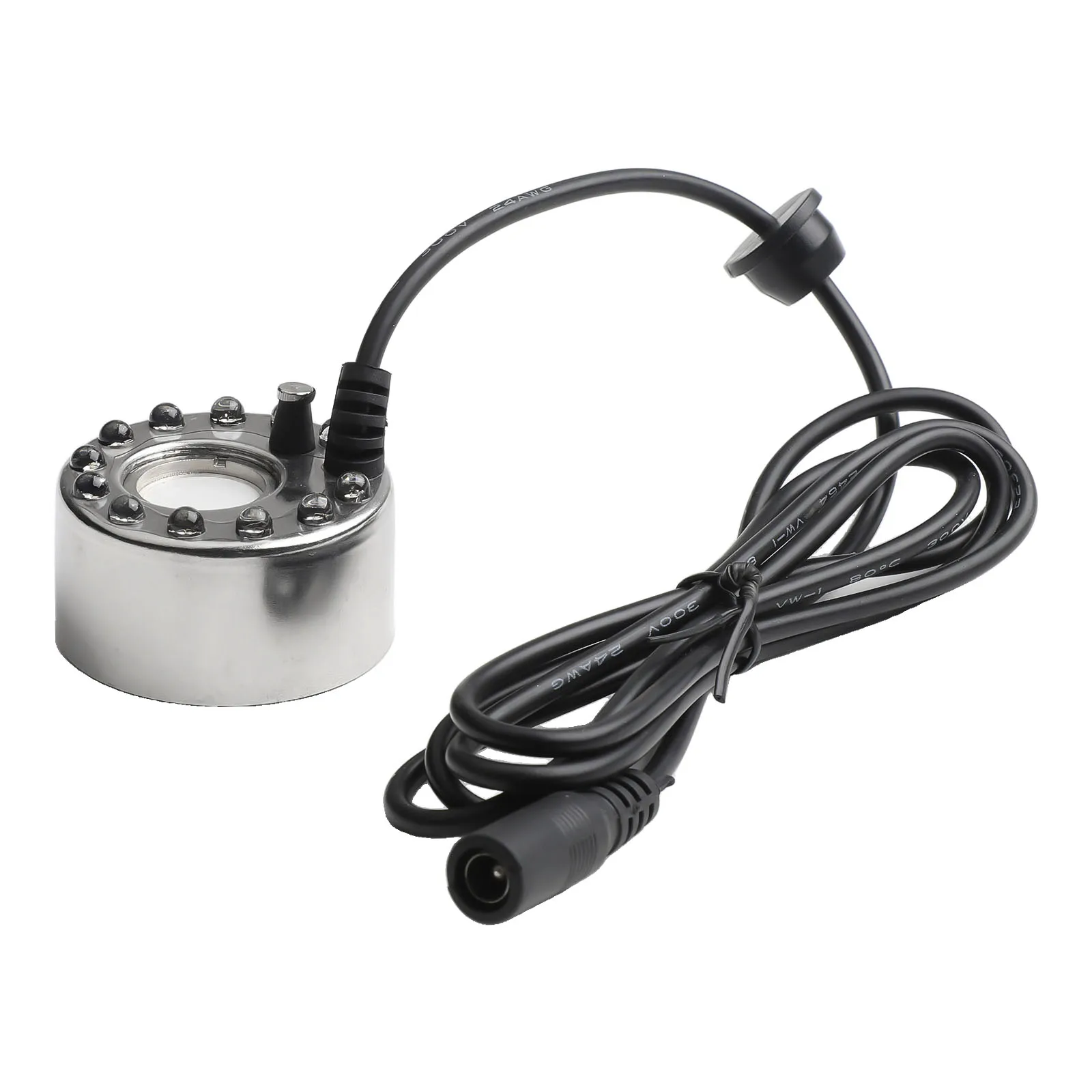 Humidifier Fog Maker Stainless Steel 1 Pc 350ml/h Atomizer 12led Lights DC24V Landscape Fog Rockery Sprayer New