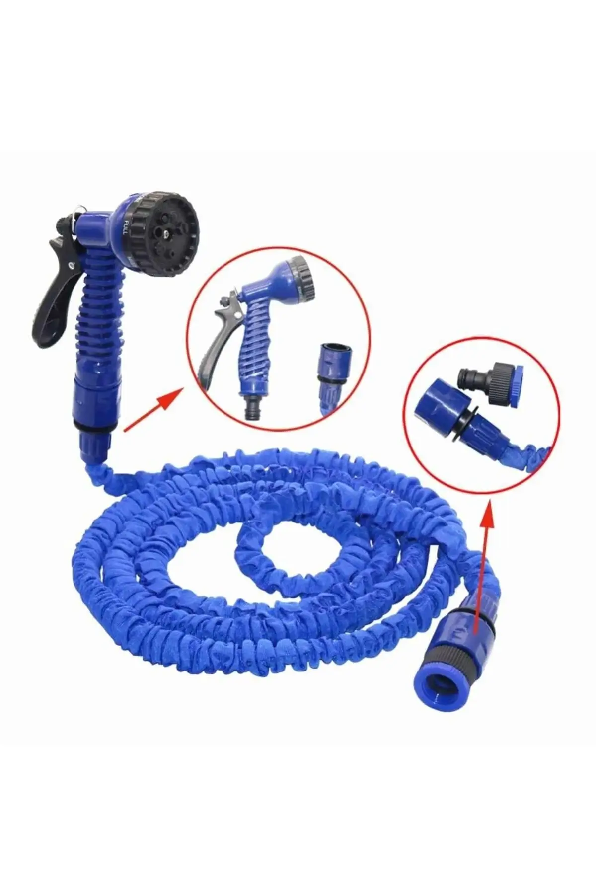 

30 Meters Garden Irrigation Car Wash Hose 7 Level Head