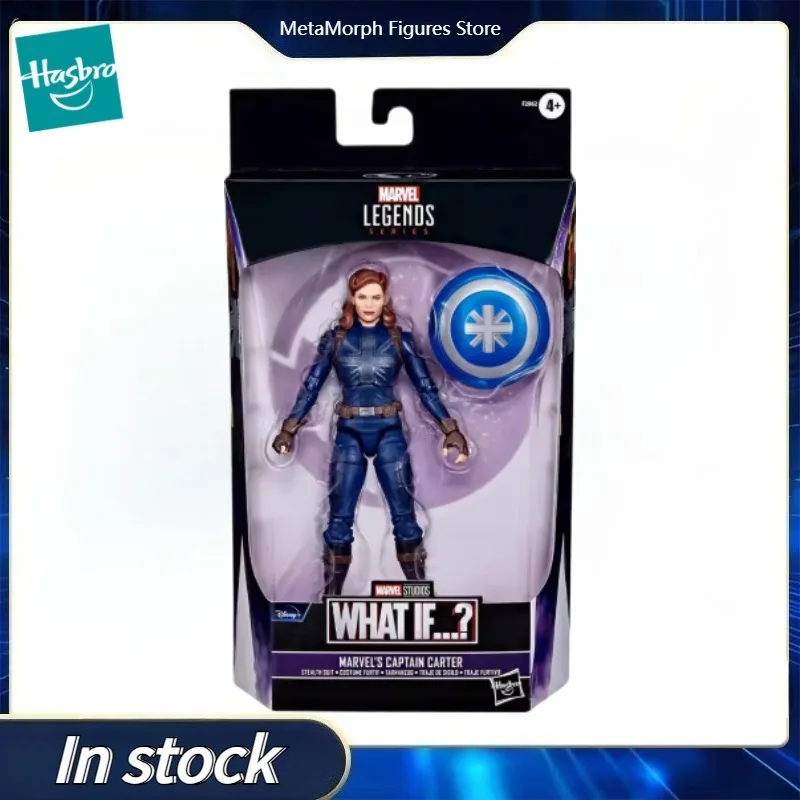 

Original Hasbro Marvel Legends Series Captain Carter What If... Anime Figures Model Collection Toy