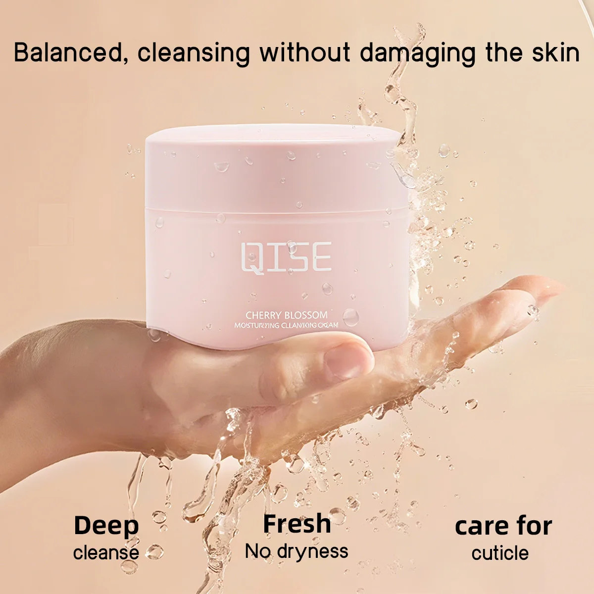 クレンジングバームは、2 in 1のクレンザーとリムーバーで、深く洗浄し、乳化しやすく、乾燥せずに潤いを与えます。